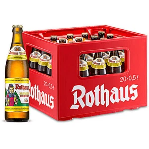Rothaus Märzen 5,6% Vol. 0,5L Flasche, 20er Pack (20x0,5L) MEHRWEG PFAND