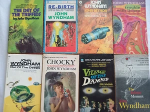 John Wyndham Vintage Paperback LOT Classic Triffid Sci Fi Horror 1st Printing - Imagen 1 de 12