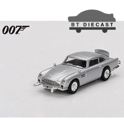 MINI GT ASTON MARTIN DB5 JAMES BOND 007 GOLDFINGER 1/64 PLATA MGT00900 007 E Foto 1 de 4