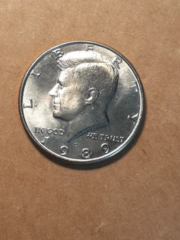 1989 D KENNEDY HALF DOLLAR Cover