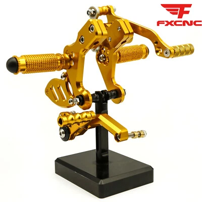 Juego trasero CNC reposapiés estriberas pedales para KTM 690 Duke 2008 2009-2011 Foto 1 de 4