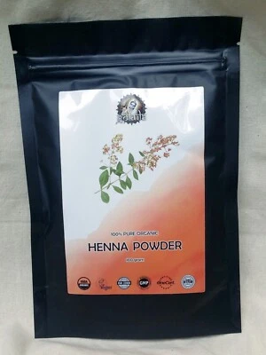 GOKULA Premium natürliches BIO zertifiziertes HENNA Pulver hochwertiges Haar ohne Zusatzstoffe