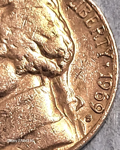 1969 S Mint Mark  Nickel ERROR Cover