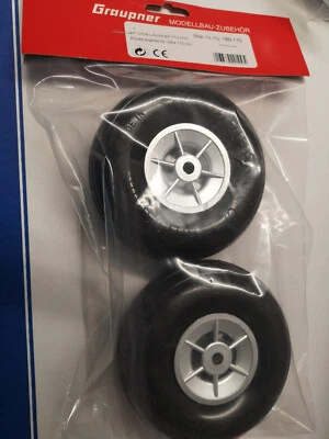 1 Paar Air Ultra Leichtrad Ø 110mm Graupner Air-UL Luftreifen No.165.110 - Bild 1 von 2
