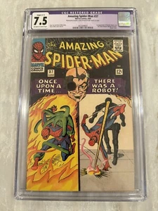 AMAZING SPIDER-MAN #37 1ST Norman Osbourne & Robot Master CGC 7.5 RESTORED - Picture 1 of 2