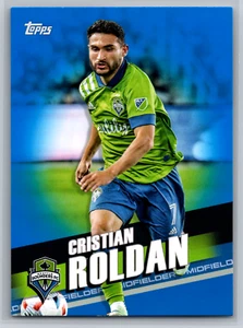 Cristian Roldan 2022 Topps MLS Blue Parallel /99 #144 Seattle Sounders FC - Picture 1 of 2