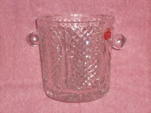 Crystal Arcadia Diamond Cut West Germany Champagne/Wine Cooler/ Ice Bucket EC - Picture 1 of 4