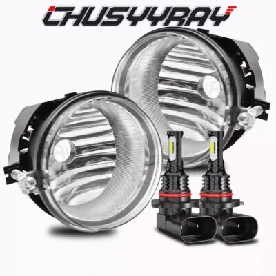 Par de lentes transparentes para parachoques LED antiniebla de repuesto para Jeep Liberty 2002-2004 Foto 1 de 4