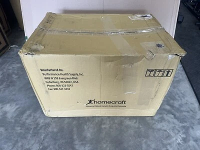 Homecraft Deluxe Bariatric Drop Arm Commode, 1000 Pound Weight Capacity OPEN BOX - Image 1 of 4