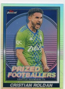 2022 Topps Finest MLS CHRISTIAN ROLDAN PRIZED FOOTBALLERS #PF-8 SOUNDERS FC - Picture 1 of 2
