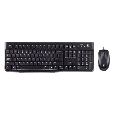Logitech MK120 USB Keyboard & Mouse Combo QWERTY INT English Layout 920-002563 - Image 1 of 4
