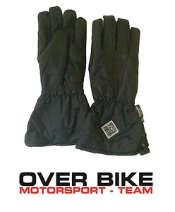TUCANO URBANO LONG SOFTY 992 BLACK LEATHER FABRIC OFF ROAD SCOOTER MOTORCYCLE GLOVES XS - Picture 1 of 1