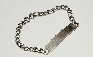 Vintage Sterling Silver Bracelet London 17.72 g length 20.50 cm(8.07'') - Picture 1 of 6