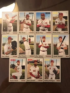 2019 Topps Heritage High Number Reds Team Set 11 Cards Senzel RC Puig Wood Gray - Picture 1 of 1