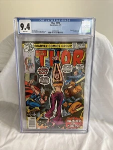 Thor #279, CGC 9.4 White Pages, BONDAGE COVER - Picture 1 of 7