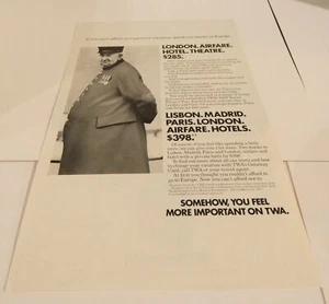 VINTAGE TWA NATIONAL GEOGRAPHIC MAGAZINE ADVERTISEMENT - KITCHEN AID 1970 - Picture 1 of 2