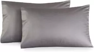 Hecho en EE. UU. - Juego de fundas de almohada de algodón 800tc de lujo, fundas de almohada de satén de peso pesado - Imagen 1 de 3