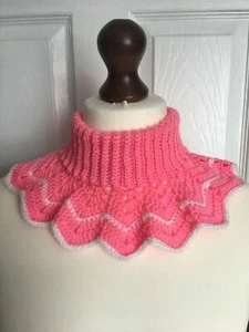 Crocheted neck warmer, acrylic for girl 3-9 years - Picture 1 of 2
