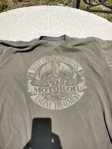 WEST COAST CHOPPERS JESSE JAMES WCC MOTOR OIL MOTORCYCLE BIKER T SHIRT XXL Green - Picture 1 of 7