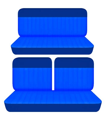 Fundas de asiento de coche para Ford customline 1952 2 do delanteras 50/50 superiores y traseras sólidas Foto 1 de 2