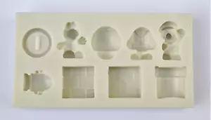GAMING THEME MOLD, Fondant Mold, Chocolate Making Supplies, Resin Mold, Clay - Picture 1 of 1