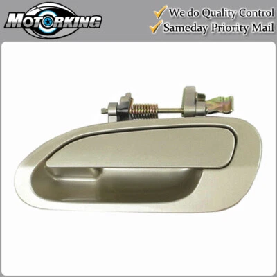 Exterior Door Handle Rear Left for 1998-2002 Honda Accord YR508M Beige - Image 1 of 3