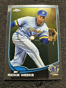 Rickie Week #108 2013 Topps Chrom Baseball Menge Milwaukee Brauer - Bild 1 von 2