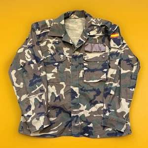 Brand New Spanish M82 ERDL woodland field jacket Size 3C - 50 inch chest - Picture 1 of 6