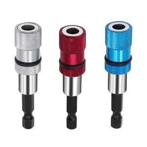Hexagonal Shank Adapters 3Pcs Screwdriver Bit Holder Stainless Steel - Bild 1 von 8