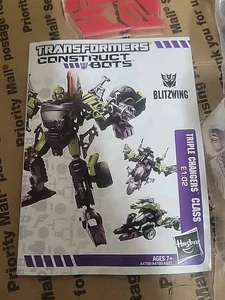 Transformers Construct Bots Blitzwing lila Hasbro ohne Karton versiegelt Teile Beutel - Bild 1 von 2