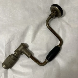 Vintage Stanley Auger Bit Brace Drill Hand Tool USA - Picture 1 of 6