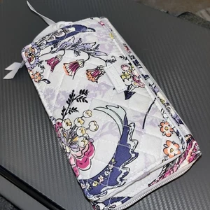 Vera Bradley All-in-One Umhängetasche Geldbörse Kolibri Park RFID Dreifachfaltung Neu ohne Etikett - Bild 1 von 13