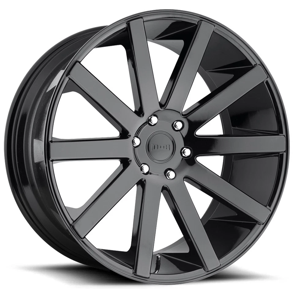 Dub S219 Shot Calla 26x10 6x5.5" +20mm Gloss Black Wheel Rim 26" Inch - Image 1 of 4