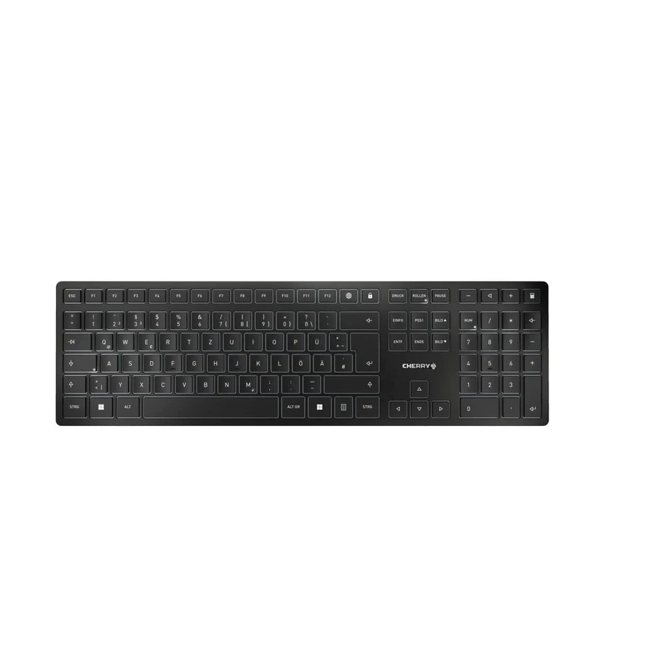 CHERRY KW 9100 SLIM, wireless keyboard, German layout, QWERTZ keyboard, choice o - Image 1 of 4