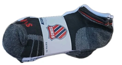 10 pares de calcetines de corte redondo K-Swiss 9-11 para niños Foto 1 de 4