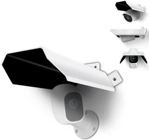 Universal Security Camera Sun Rain Cover Shield for Surveillance White 1 Pack - Picture 1 of 9
