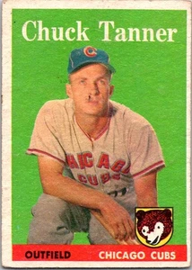 Chuck Tanner 1958 Topps #91 Chicago Cubs - Picture 1 of 2