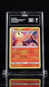 2018 POKEMON SUN & MOON DRAGON MAJESTY #3 CHARIZARD-HOLO TAG 9 - Picture 1 of 2