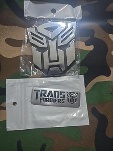Transformers Autobots Metallic Emblems Badges Stickers Decals *** - Picture 1 of 4