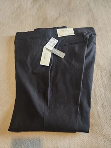 Christopher & Banks The Perfect Pant NWT Work Straight Shaped Fit 8 Petite Black - Picture 1 of 5