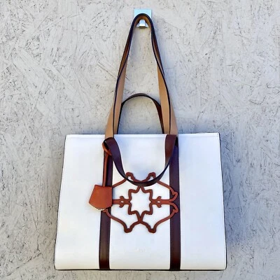 Bolso de Mano Radley London Bennett Street Grande Cremallera Superior Logotipo de Reliquia Cuero Foto 1 de 4