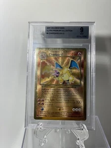 2021 Pokémon Celebrations Ultra Premium Collection Gold Charizard - BGS 9 MINT! - Picture 1 of 4