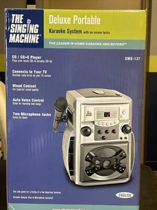 The Singing Machine SMG-137 Karaoke New Unused Nib Brand New - Picture 1 of 8