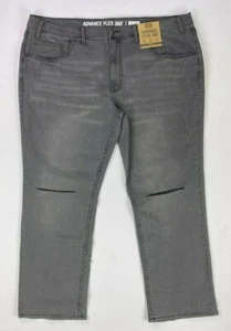 Men's Foundry Big Man Athletic Fit Advance Flex 360° Distressed Knee Rip Jeans  - Picture 1 of 2