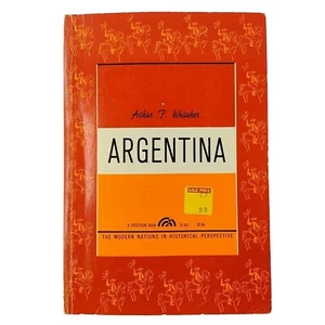 Rare Collectible Paperback Argentina Modern Nations Historical Whitaker VTG Book - Picture 1 of 22