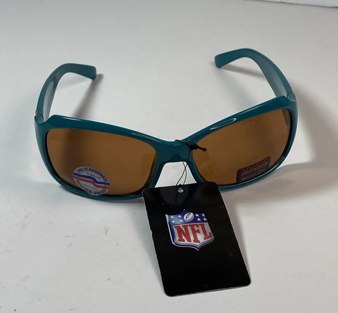 Vintage MIAMI DOLPHINS SUNGLASSES MAX BOMBSHELL POLARIZED RETRO NFL NEW Read Des Cover
