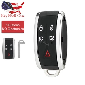 Keyless Remote Key Fob Case Cover for Jaguar XK XF XKR 2007-2013 KR55WK49244 - Picture 1 of 7