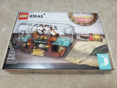 Lego Ideas Ship in a Bottle 21313 Brand New Sealed Ships Free - Image 1 of 4