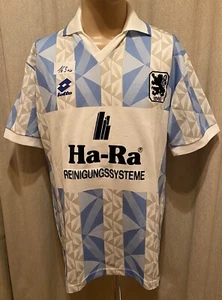 TSV 1860 München Lotto Spieler Trikot 1993/94 "HA-RA" + 3 Unterschriften Gr.XL - Picture 1 of 12