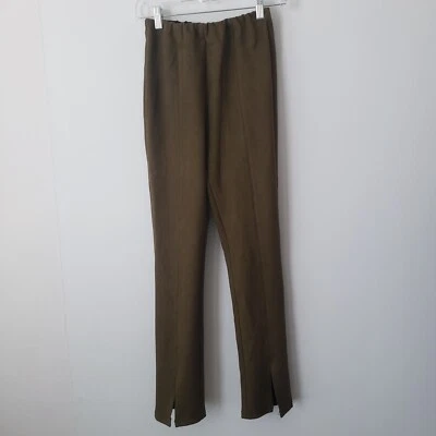 Leggings Anthropologie Avec Les Filles con abertura frontal imitación gamuza tiro alto talla S Foto 1 de 4